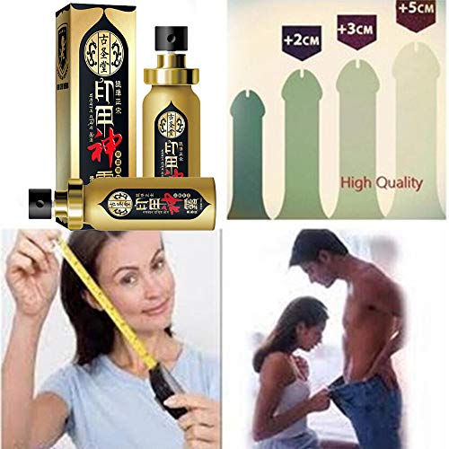 Productos Adultos,JiaMeng El pene Externo del Hombre 10ML retrasó un Aceite más Grande de Bacteriostasis de la erección Que espesaba (10ML)