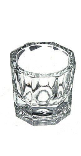 profesional uñas cristal vaso para acrílico líquido polvo Glass Dappen Dish Nail Técnico contenedor agua cosmética