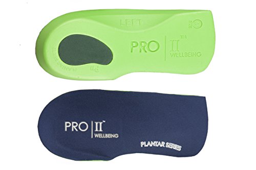 ProII - Plantilla ortopédica de 3/4 para fascitis plantar y tratamiento de la metatarsalgia