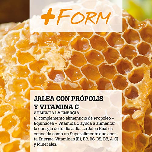 PROPOLEO + ECHINACEA + VITAMINA C + VITAMINA E +B5 – MÁS ENERGÍA Y VITALIDAD – REFUERZA TUS DE-FENSAS Y TÚ SISTEMA INMUNE – 90 CÁPSULAS –+ FORM