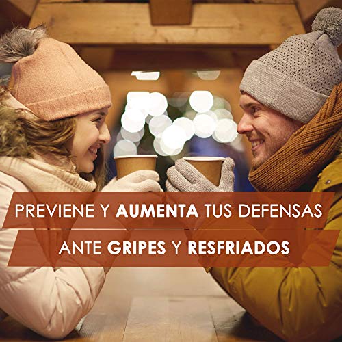 Propóleo puro masticable con miel, vitamina C y tomillo | Con equinácea | Aumenta tus defensas y protege el sistema inmunológico | Propiedades antibacterianas y antibióticas | 120 comprimidos