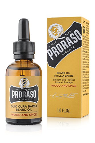 Proraso - Aceite De Barba, Madera Y Especias, Alisar y Proteger 30 ml