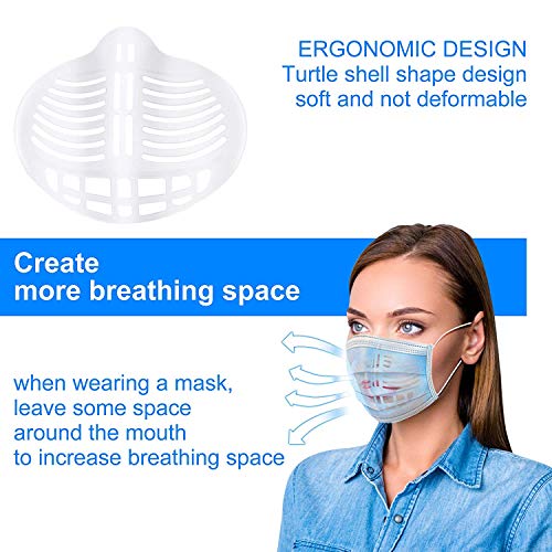 Protector de lápiz labial facial 3D, marco de soporte interno de silicona reutilizable para el rostro, soporte interno para evitar la barra de labios en m-a-s-k