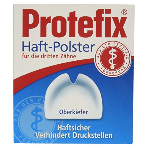 Protefix - Almohadilla adhesiva para dentaduras postizas (30 unidades)
