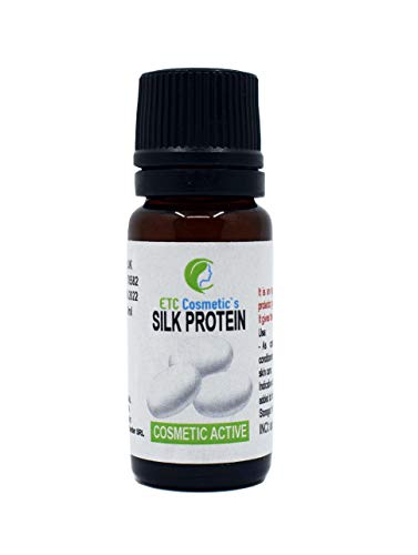 Proteína de seda – 10 gr – como un ingrediente para formulaciones cosméticas, recomendado en todos los tipos de productos para el cuidado de la piel y el cabello.