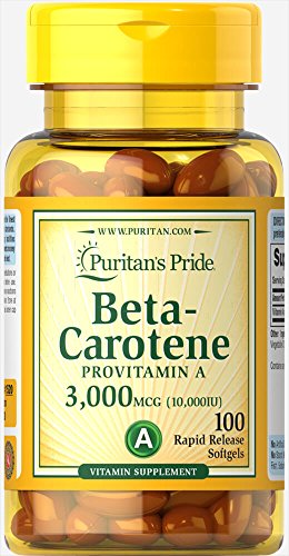 Provitamina A Beta Caroteno 3000 mcg/ 10000 IU 100 perlas