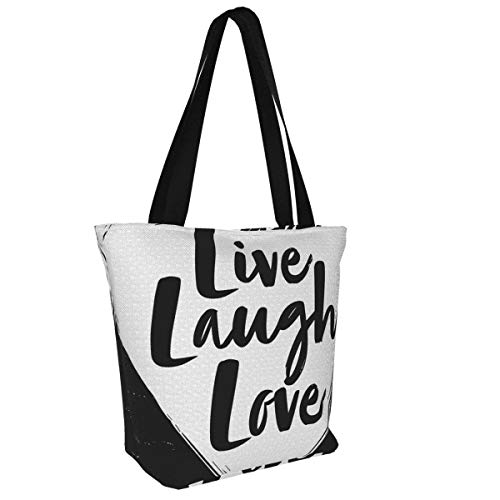 Prv0o - Bolsa de entrenamiento para mujer (tamaño grande), diseño de palos, (Live Laugh Love2), Talla única
