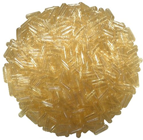 PsoriasisEX - 1000 Cápsulas de gelatina dura, Tamaño "0", transparente (natural)
