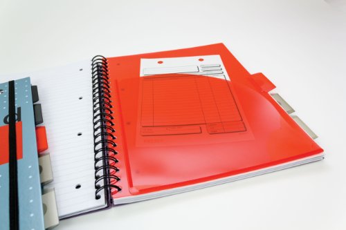 Pukka Pad Metallic - Cuaderno ejecutivo de espiral doble (3 unidades, A4, 200 hojas microperforadas, 80 g/m², con margen, 5 separadores, cierre elástico), diseño metalizado