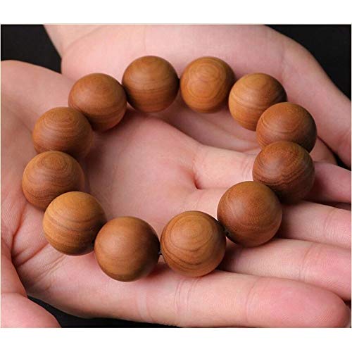 Pulsera de la suerte Feng Shui riqueza brazalete de cuentas de madera, viejos naturales de sándalo pulsera de hombres y mujeres con cuentas pulsera suerte Adornos, la fragancia única Ahuyenta la mala