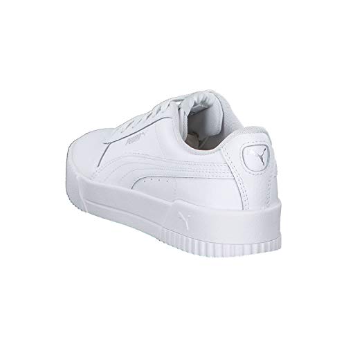 PUMA Carina L, Zapatillas para Mujer, Blanco White White Silver, 38 EU