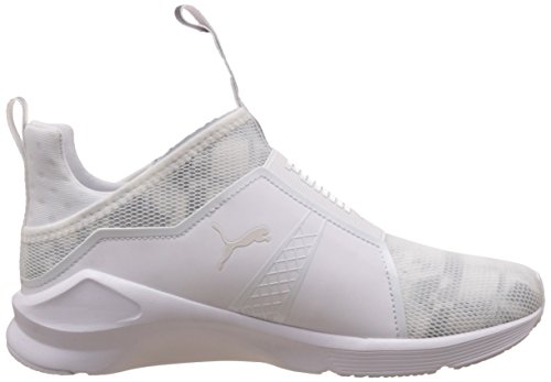 Puma Fierce Swan Wn's, Zapatillas Deportivas para Interior para Mujer, Blanco White White 02, 41 EU