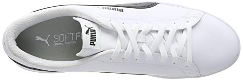 PUMA Smash V2 L, Zapatillas Unisex Adulto, Blanco White Black, 44 EU