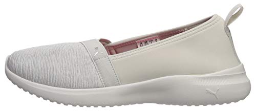 PUMA - Zapatillas Adelina para mujer, Gris (Glacier Gray-puma Silver-nrgy Rose Rosa coloración del cabello), 42 EU