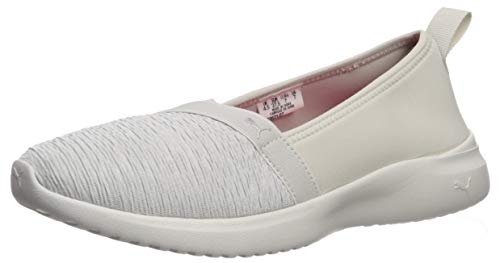 PUMA - Zapatillas Adelina para mujer, Gris (Glacier Gray-puma Silver-nrgy Rose Rosa coloración del cabello), 42 EU