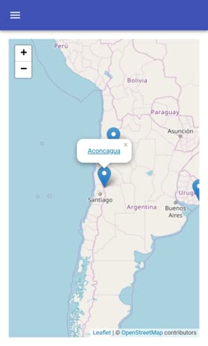 Puntos más altos de los países