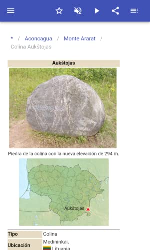 Puntos más altos de los países