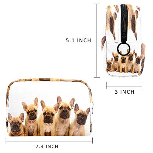 Pup - Bolsa de maquillaje para niños, diseño de bulldog francés