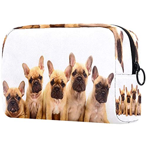 Pup - Bolsa de maquillaje para niños, diseño de bulldog francés