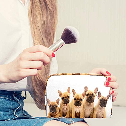 Pup - Bolsa de maquillaje para niños, diseño de bulldog francés