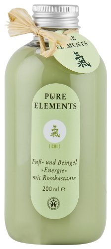Pure Elements Natural cosmético Chi de fútbol y beingel Energía con extracto de Ross Castaña 200 ml