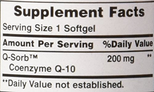 Puritan's Pride, Coenzima Q10 - 200mg x60caps