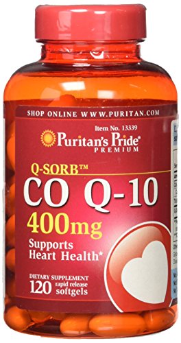 Puritan's Pride Q-Sorb CO Q-10 400 mg 120 softgels