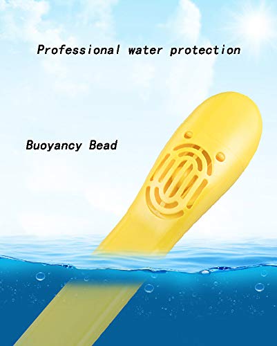 PXDM Mascarilla Facial de Snorkel, 180 ° Vista panorámica de Buceo Snorkel máscara Anti-Niebla con la acción de la cámara de Montaje para Adultos y Adolescentes,Amarillo