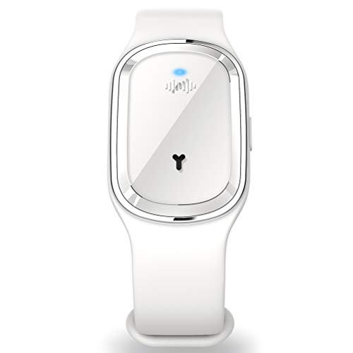 Qeedio Pulsera repelente de mosquitos ultrasónica eléctrica anti mosquitos pulsera ajustable para camping senderismo