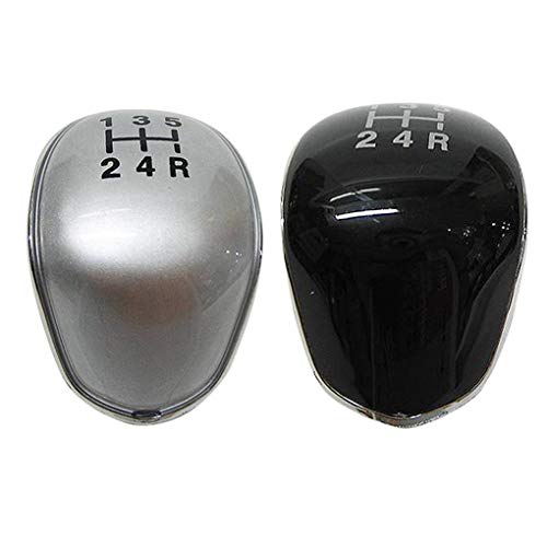 Qimao Gear Shift Knob Tocar Tapones 5 Velocidad de reemplazo para Ford Focus MK2 MK3 Fiesta C-MAX B-MAX Kuga Tránsito