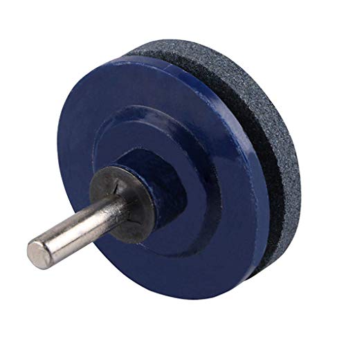 Qinghengyong 2 Piezas Segadora de equilibrador Sacapuntas Conjunto Cortador de césped El Cortador de césped Sacapuntas Segadora Grinder muela de Afilado de Piedra para el Taladro de Potencia
