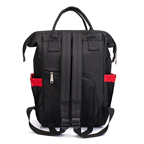 qiqiu bolsa carrito bebe Multifunción, gran capacidad, bolso de mamá, viaje de mujeres embarazadas, bolso de madre y bebé, bolso para cambiar pañales-Minnie mochila pañales