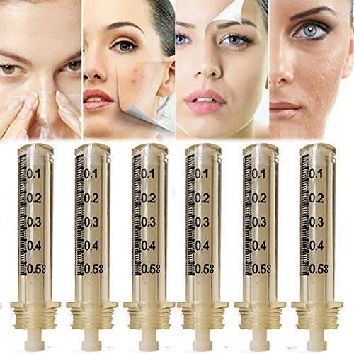 QIYE 15 Pcs Reemplazo Hyaluron Acid Pen Accesorios, 0.5 ML Consumibles Desechables Ampollas Estériles Suministros De Belleza, Deep Replenishment and Rich Nourishment, No Contiene líquido