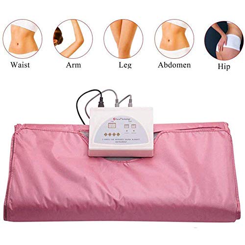 QiYu Manta Sauna de Infrarrojo lejano, Saco Sauna de Adelgazamiento, Sauna Beauty Detox Therapy Machine, Khan Steam Blanket, promoción de la circulación sanguínea