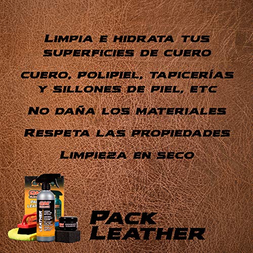 QM Cleaner PACK LEATHER | Pack de limpieza total e hidratación para materiales de piel y derivados