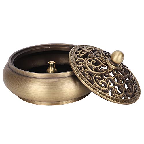 Quemador de incienso, quemador de incienso en espiral a prueba de herrumbre para adornos artesanales de decoración del hogar