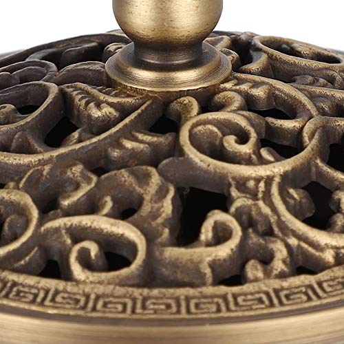 Quemador de incienso, quemador de incienso en espiral a prueba de herrumbre para adornos artesanales de decoración del hogar