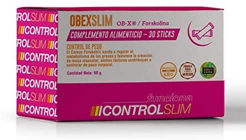 Quemagrasas potente para adelgazar - Quemagrasas Abdominal | Fat Burner - Pérdida de Peso + Dietas | Obexslim-Aquisana | 30 Sobres