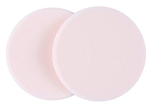 QVS Esponjas Redondas Maquillaje - 2 Esponjas