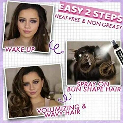 QWEDFG Pump-Hair Extra-Volume Magic Spray Hair Voluming Spray Fluffy Hair Styling Gel, Suitable for All Hair Types (2 Pzs, 30Ml)