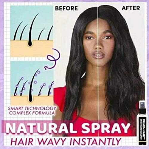 QWEDFG Pump-Hair Extra-Volume Magic Spray Hair Voluming Spray Fluffy Hair Styling Gel, Suitable for All Hair Types (2 Pzs, 30Ml)