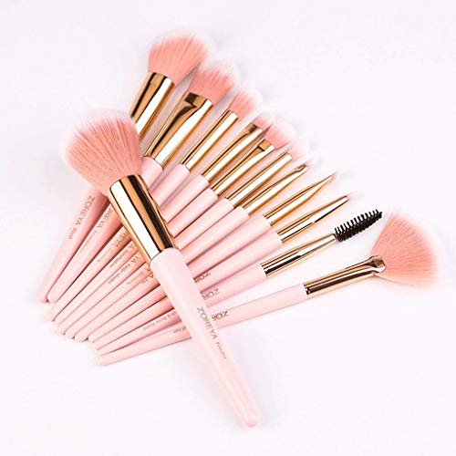 QXX-Make-up Brush Juego de cepillos de Maquillaje Corrección de Cejas Sombra de Ojos Capacidad de reparación Sombra de Pincel Belleza Maquillaje Herramienta Conjunto de 12
