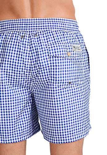 Ralph Lauren bañador para Hombre (L, Blue Gingham)