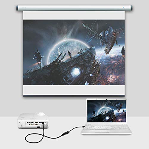 Rankie Adaptador Mini Displayport (Mini DP) (Thunderbolt) a HDMI, 4K Convertidor, Negro