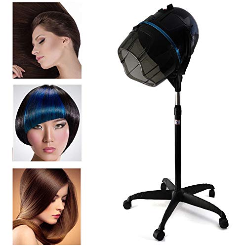 RANZIX Secador de pelo profesional con soporte para secador de pelo, campana con pie trípode para peluquería, 950 W