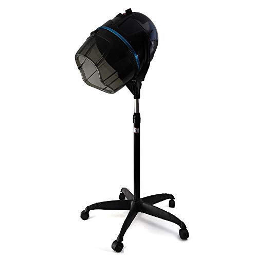 RANZIX Secador de pelo profesional con soporte para secador de pelo, campana con pie trípode para peluquería, 950 W