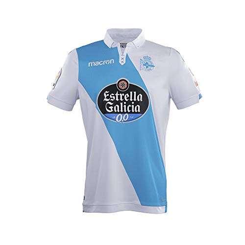 RC Deportivo Camiseta 2ª Equipación 2018/19, Unisex Adulto, Blanco, XL