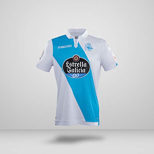 RC Deportivo Camiseta 2ª Equipación 2018/19, Unisex Adulto, Blanco, XL