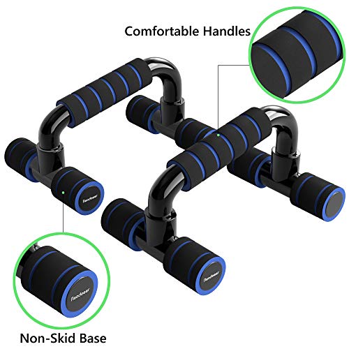 Readaeer --pushup bar ,soporte para flexiones, negro (azul)