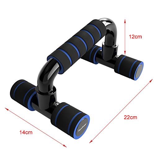 Readaeer --pushup bar ,soporte para flexiones, negro (azul)